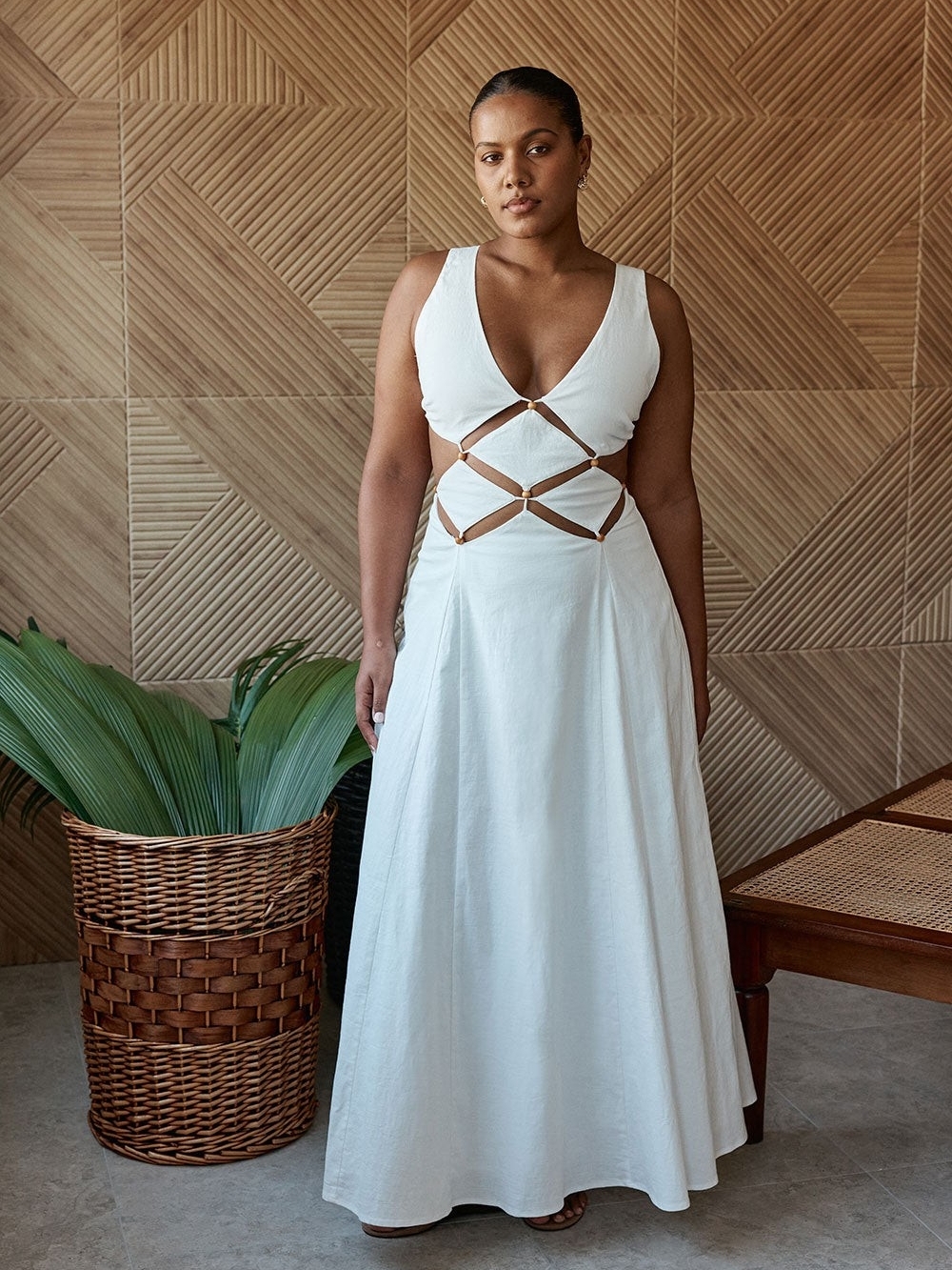 Chessa Dress White